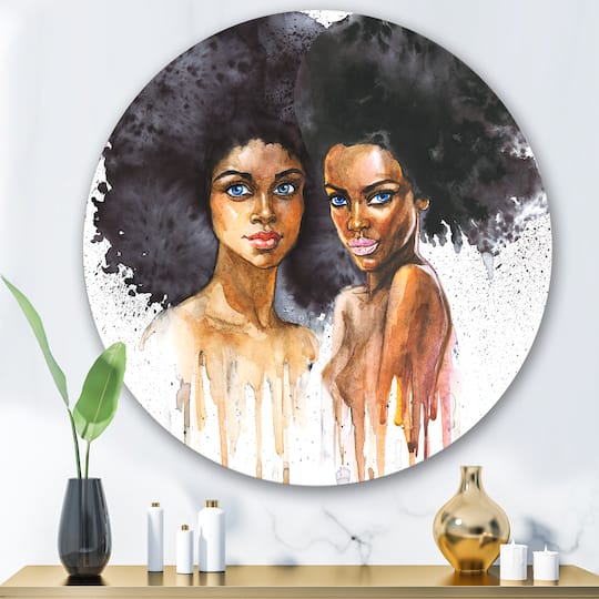 Designart - Portrait of Two Afro American Women